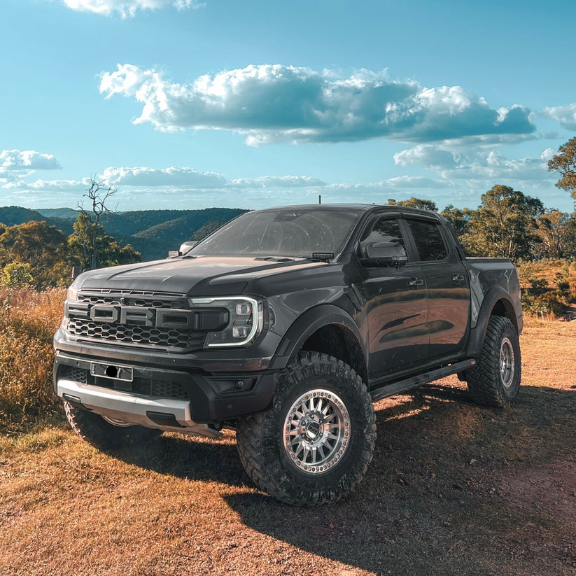 LED Light Bonnet Mount Brackets (Short) - Ford Ranger, Raptor & Everest ...